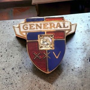 RARE 25 Year General Tire Service 10k & Diamond Pin